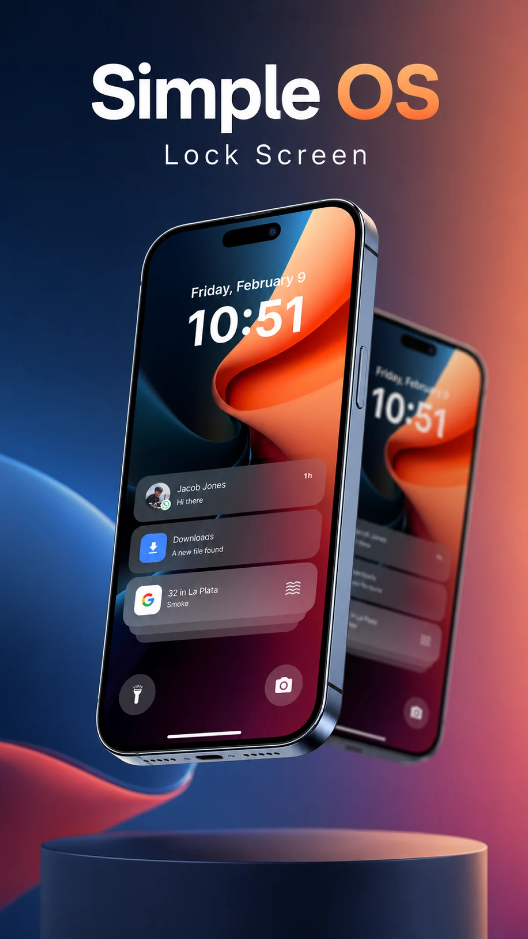 Simple OS Lock Screen screenshot